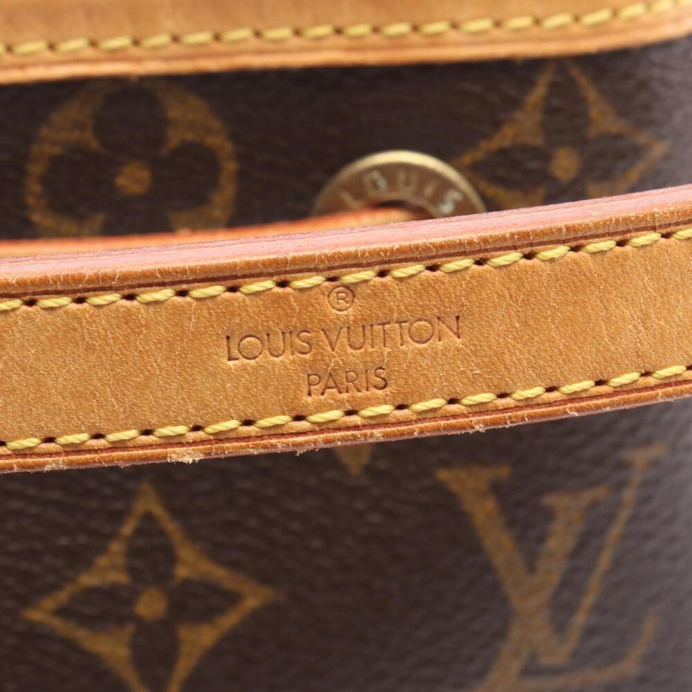 LOUIS VUITTON Authentic Brown Monogram Leather Noe Bag - Picture 4 of 11